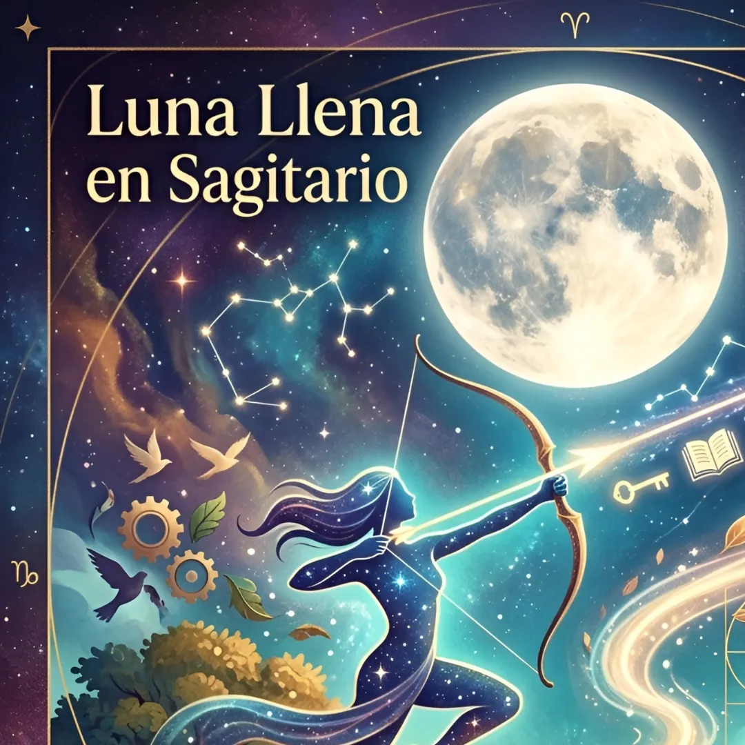 Luna llena en sagitario